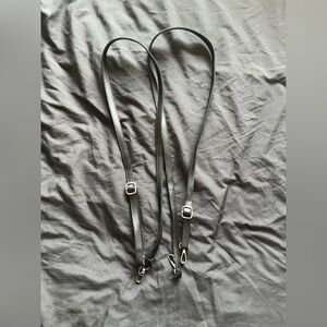 2 Black Adjustable Purse Straps